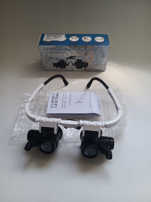 Lupa pentru reparații, lupa si led,reglabili, noi, NOS