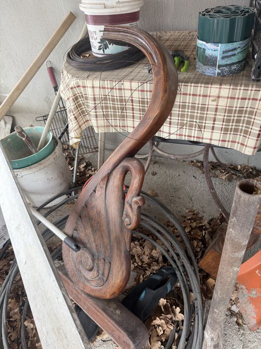 Лебед дървена фигура 25 евро