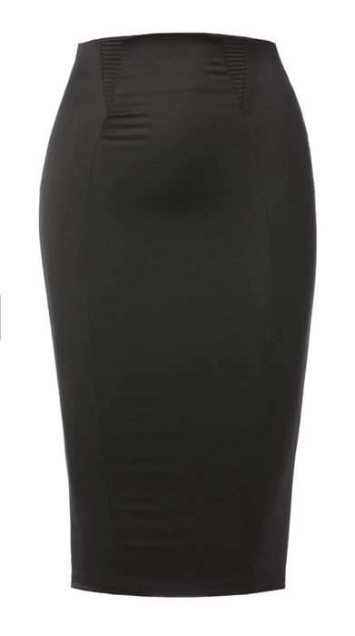 Fusta neagra din satin creion Murmur marimea 40 (Fr)