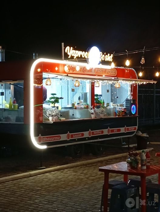 Ойига 500 $ Арендага берилади, замонавий фудтрак...
