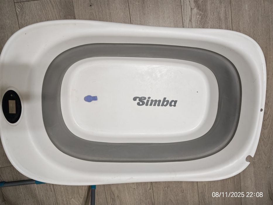 Складная детская ванночка и горка для купания новорожденных Simba