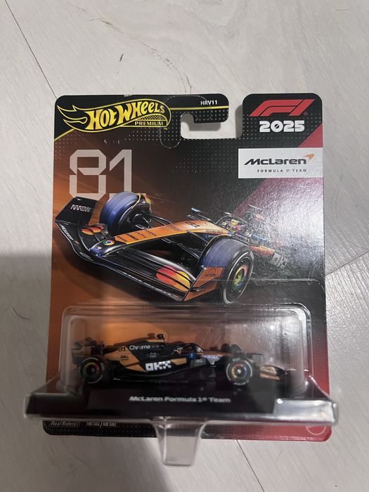 Hot Wheels Premium Formula 1 F1 Mclaren 2025