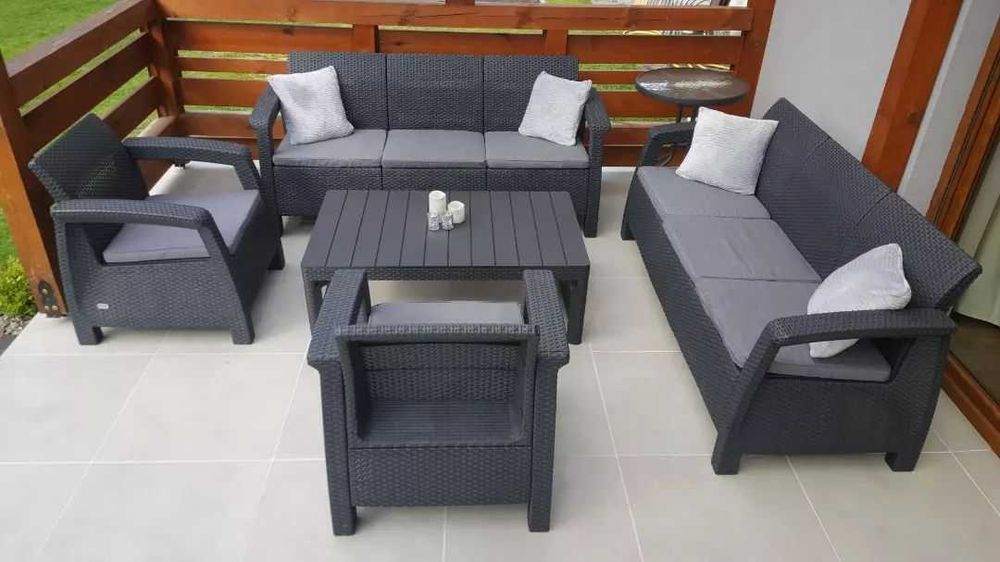 Мебель садовая полиротанг