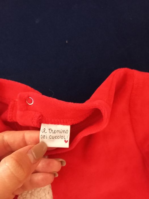 Costum Mos Craciun bebe 84 cm(18 luni)