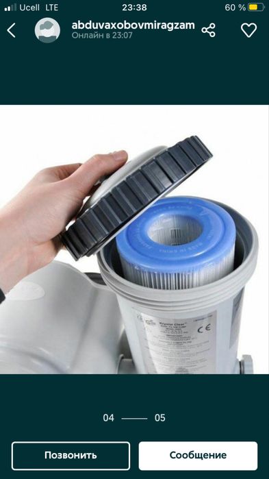 Фильтр Насос intex для бассейна Filtr nasos basseyn uchun