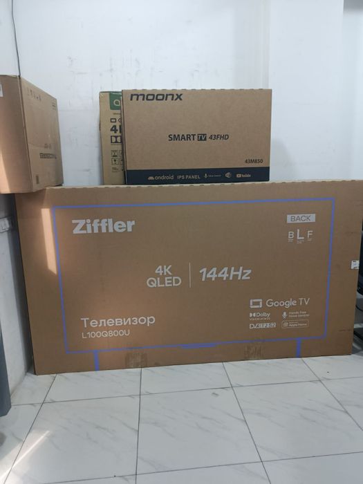 Телевизор Ziffler с диагональю 100  по оптимальным ценам.24/7
Беспла