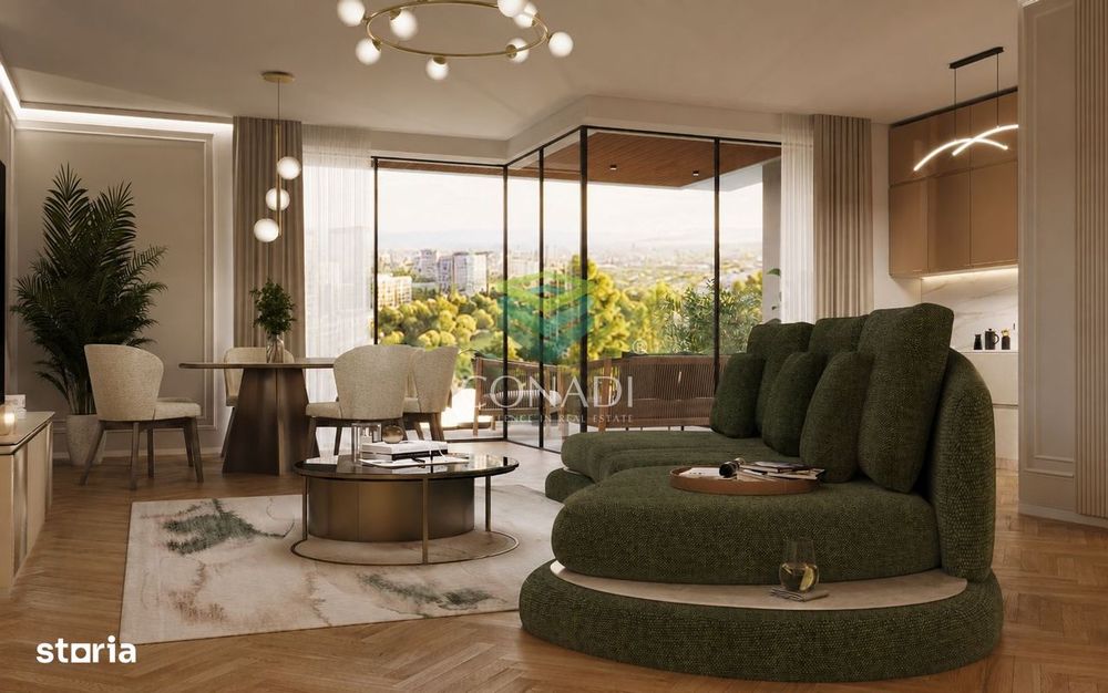 Rafinament contemporan in Domenii. Apartament 4 camere. Dubla vedere.