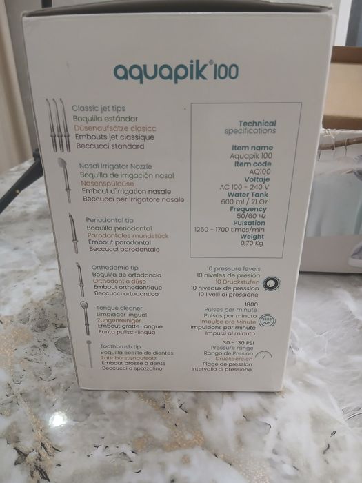 Зъбен душ AQUAPIK 100