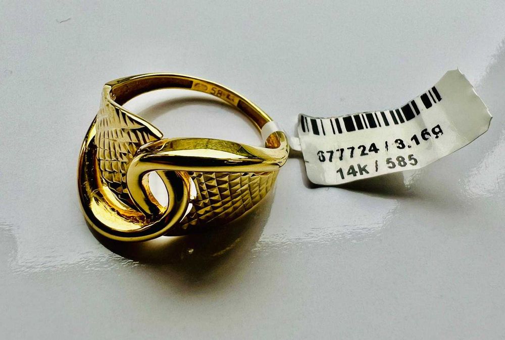 Inel aur 14 k, 3.16gr Certificat de garantie