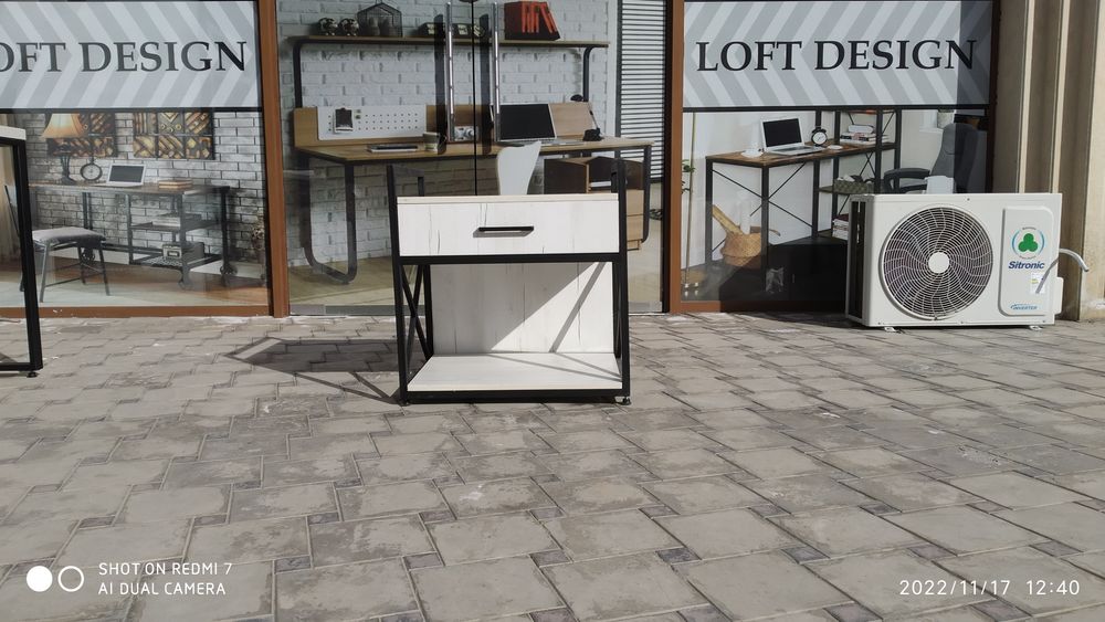 мебель подставка шкафчик Офисная Тумба для принтера в стиле лофт