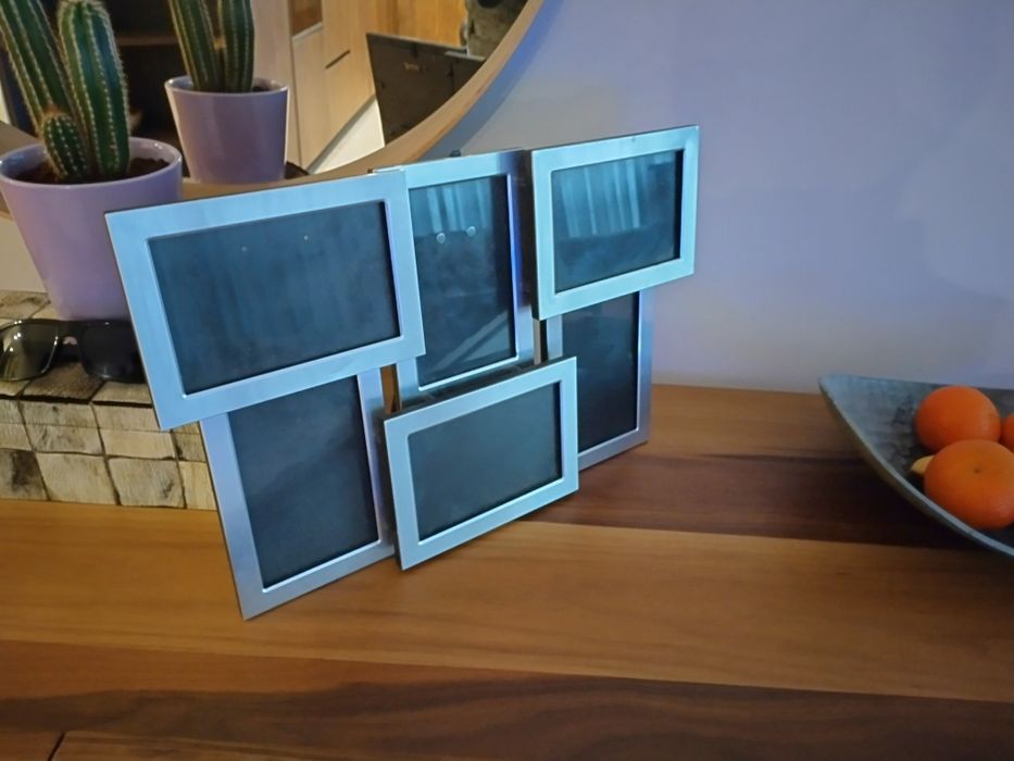 Метална фото рамка за колаж от 6 снимки