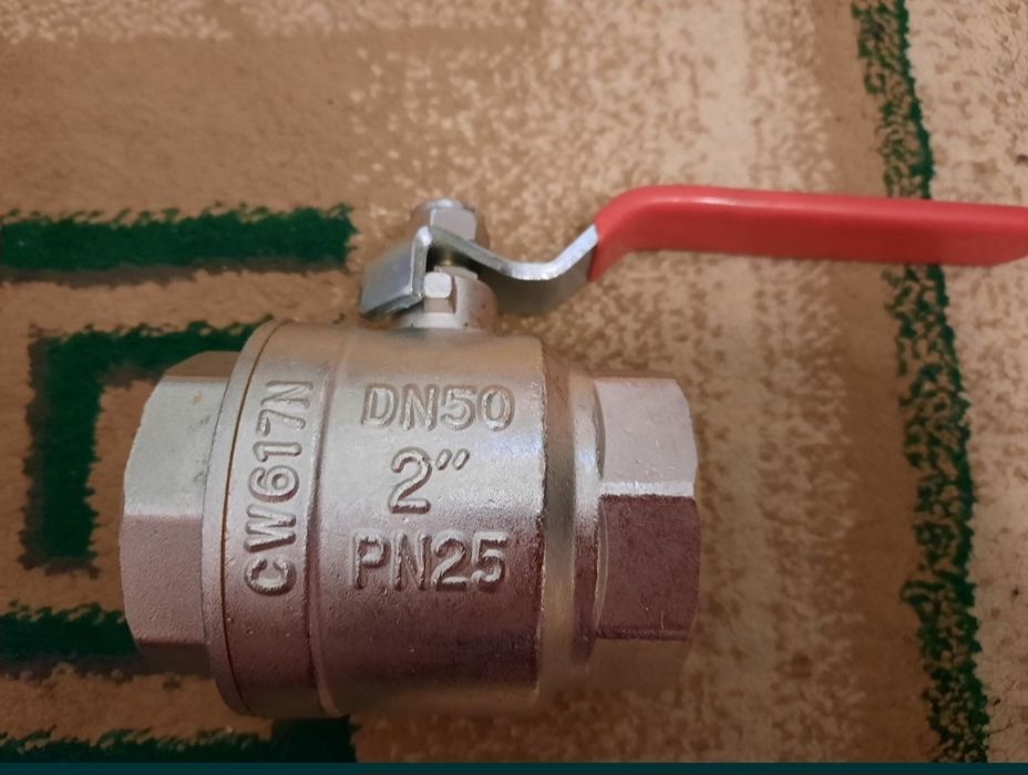 Продаётся абсолютно новый шаровой кран VALTEC DN50 2" PN25 диаметр 50м