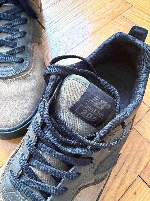 jamie foy x new balance numeric 306 brown black