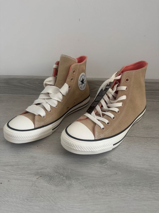 Оригинални Converse All Star кецове в бежов цвят