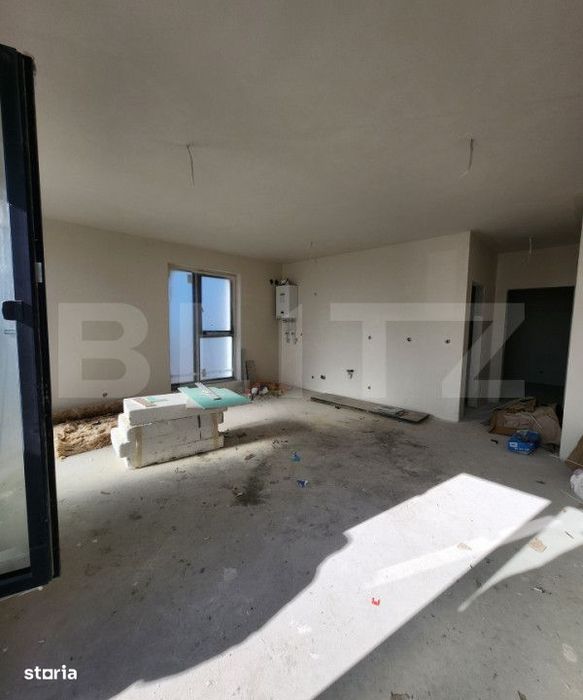 Penthouse de 2 camere, finisat, terasa, garaj, zona Somesului