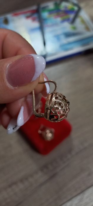 Продам комплект кольцо+ серьги