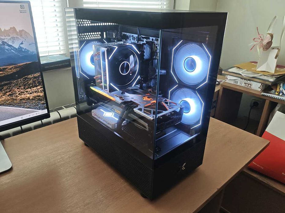 Геймърски компютър, Ryzen 5600x, Rx 6700XT, 32gb Ram, 1tb nvme, 650W