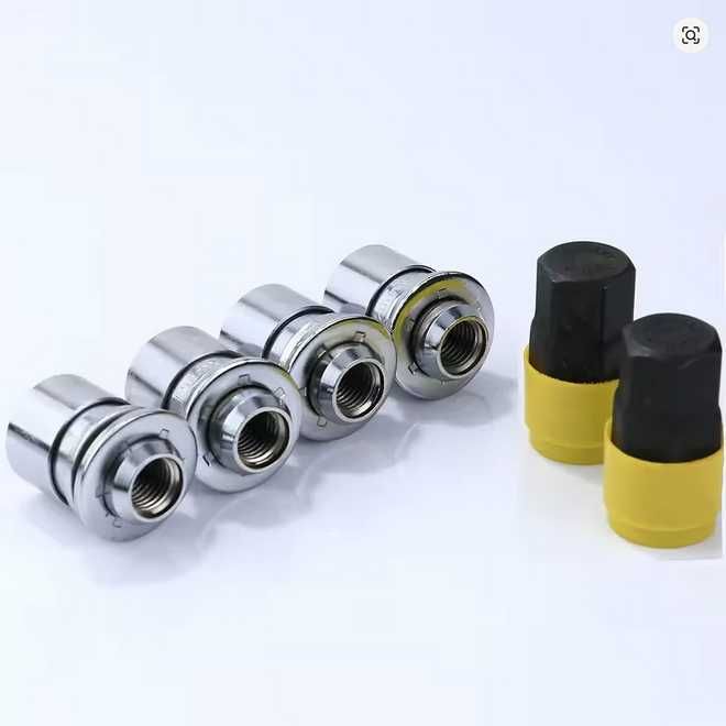 Секретни гайки за гуми с резервен ключ