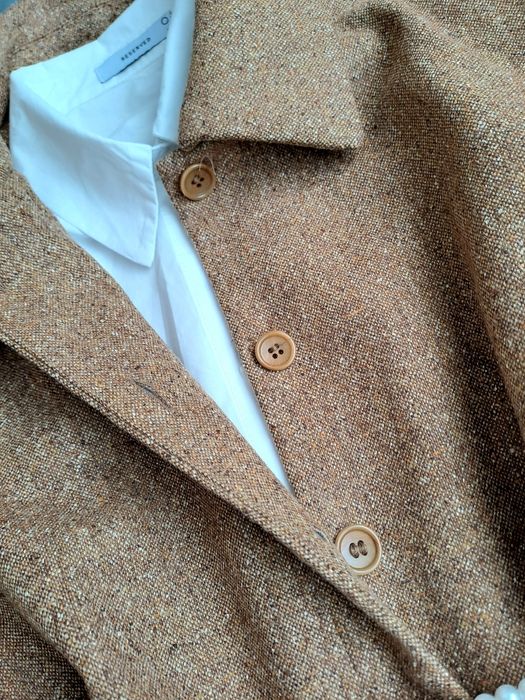 Palton scurt din matase si