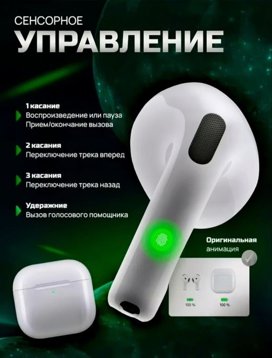 AirPods 4 lux Беспроводные наушники Airpods 4 naushniklari lux