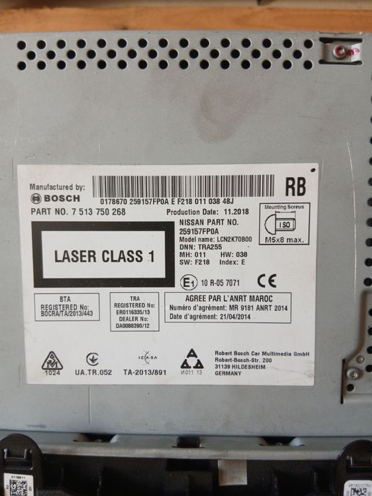 Display/ navigatie NISSAN QASHQAI II J11, J11_ 2013 - > 259157FP0A