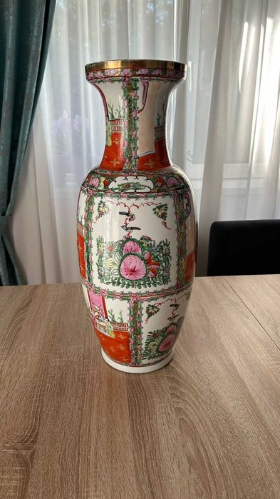 Vaza Portelan de podea inspiratie asiatica Familia Rose