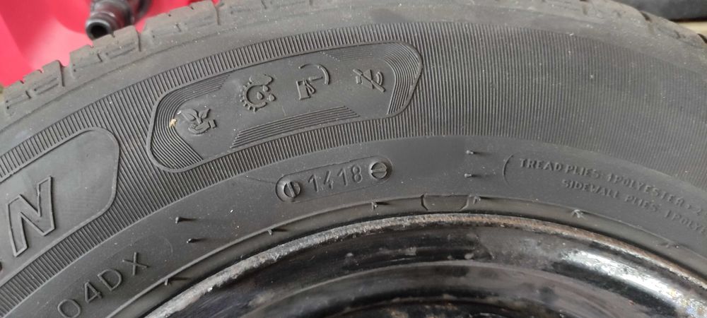 Железни джанти+гуми 13"