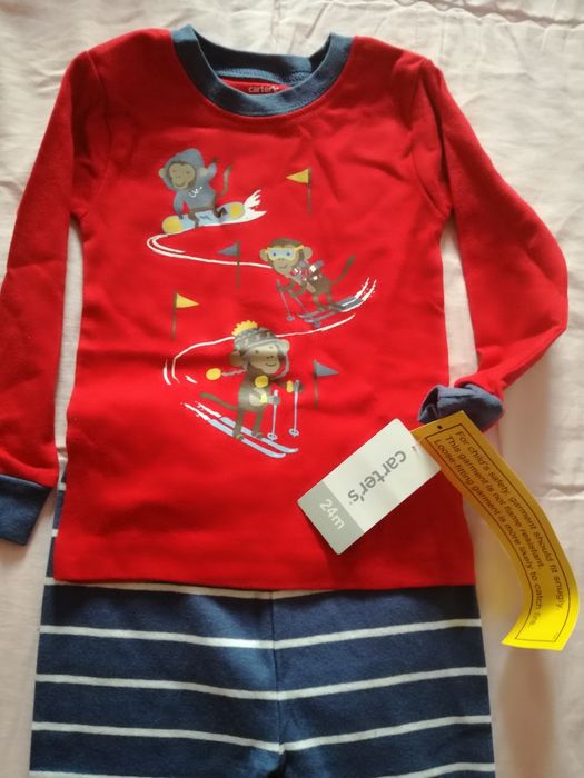 Pijamale baieti originale,Carter's USA,24 luni