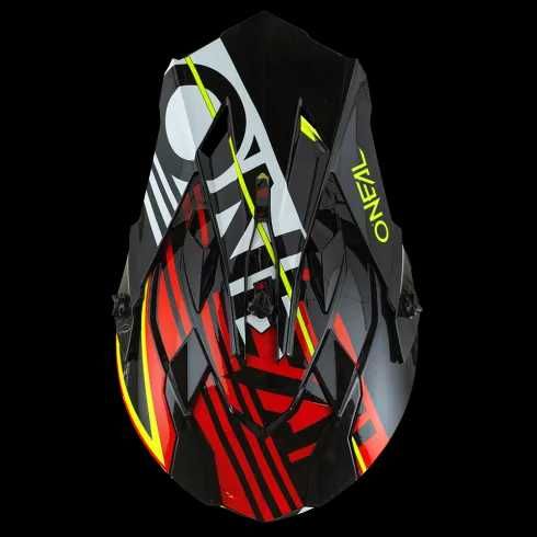 Детска крос каска O'NEAL 2SERIES RUSH V.22 red/neon yellow