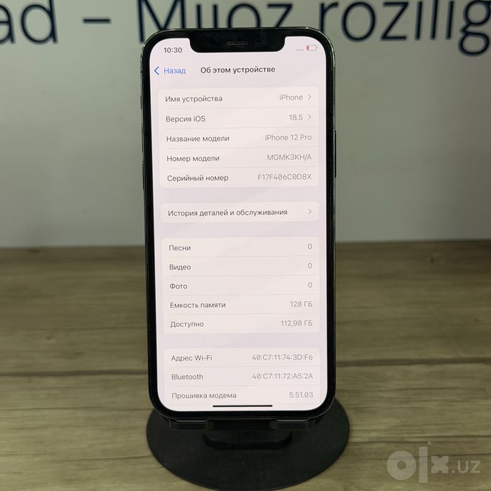 Iphone 12 Pro black Nasiya bor