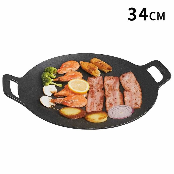 Чугунен тиган 34 см с незалепващо покритие