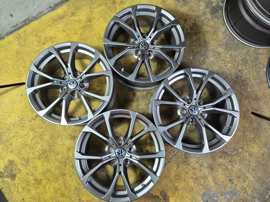 4 Jante Aliaj 5x112 17'' OE Skoda Octavia Superb Yeti Karoq Kodiaq / VW Golf Passat Touran Sharan Tiguan T-ROC Caddy