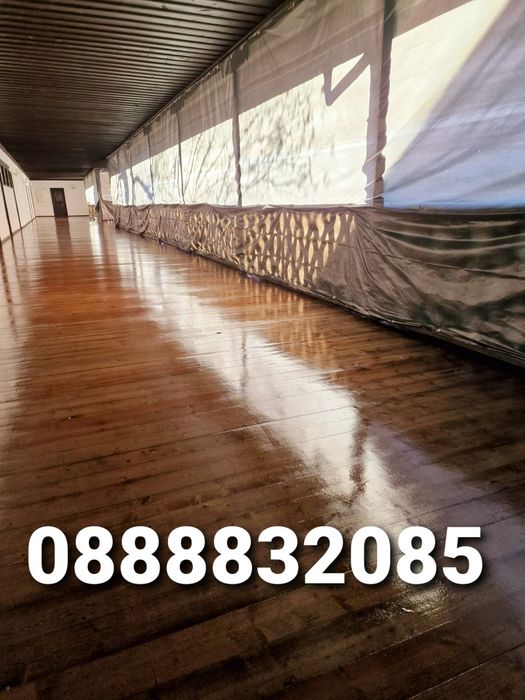 Циклене и лакиране на паркет и дюшеме