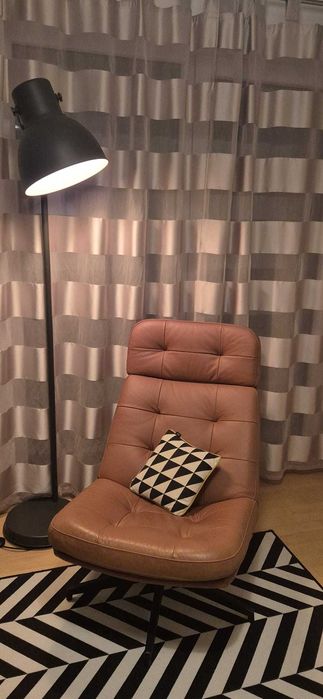 Fotoliu piele IKEA Havberg putin folosit
