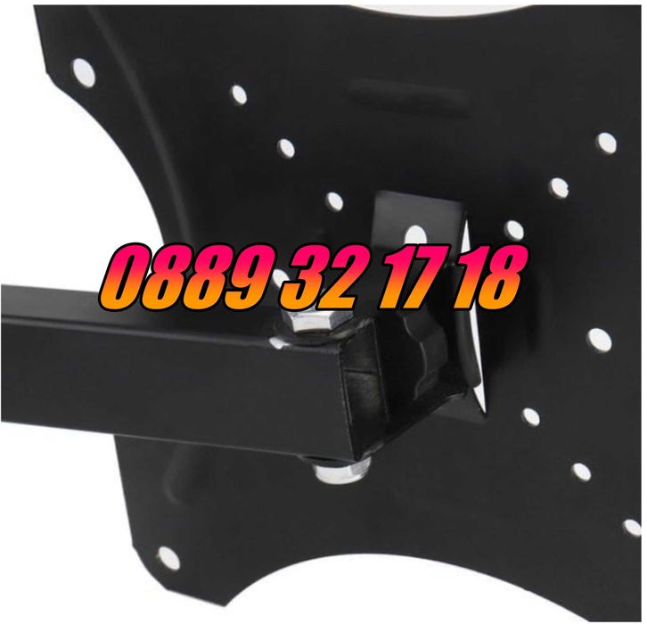 Въртяща стойка за телевизор за стена 14-42", подвижна стойка до 35кг