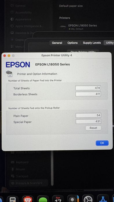 Фотопринтер EPSON L18050 с фотохартия
