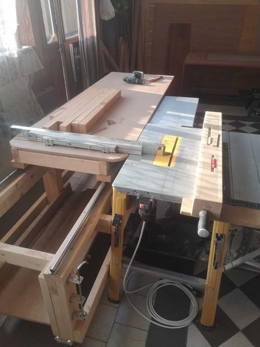 Професионално модифициран настолен циркуляр CIMEX с подвижна маса