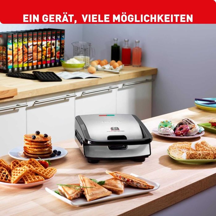 Многофункционален Тостер Tefal Fast Food Collection SW854D,4 Приставки