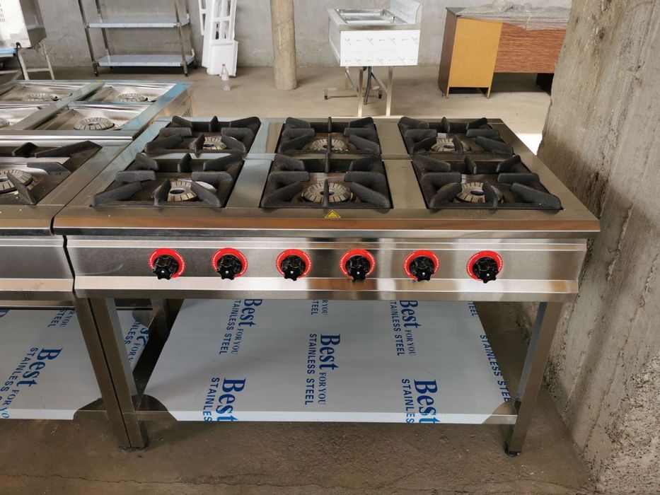 Газ плита 6 конфорочная