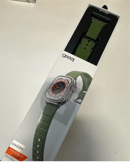 Curea TPU Silicon Striatii Ceas Apple Watch Iphone Husa Folie Sticla