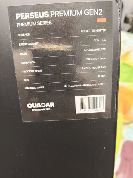 Mousepad QUAOAR Perseus Premium V2
