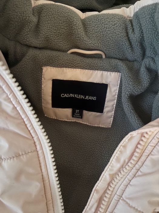 Haină CK roz si gri - 2 / 3 ani