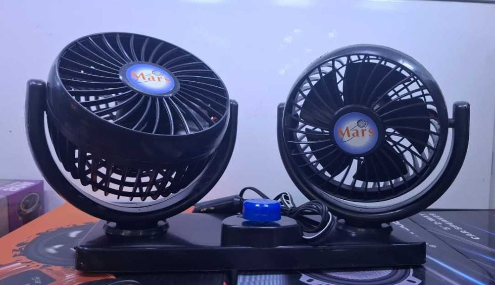 Автомобильный вентилятор 360° (12V / 24V)
