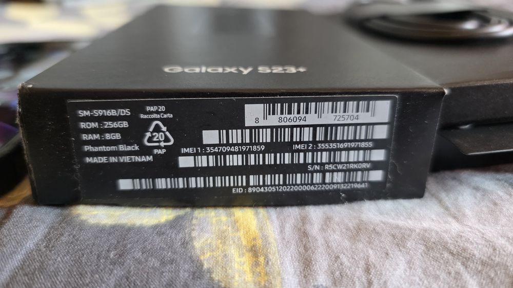 Samsung S23 + Plus, 256GB, 8GB