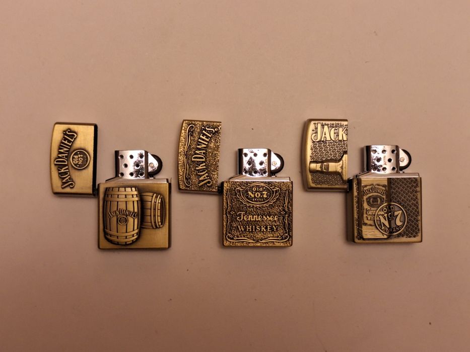 Газови метални запалки Jack Daniel's  ( 3 броя-20лв.)