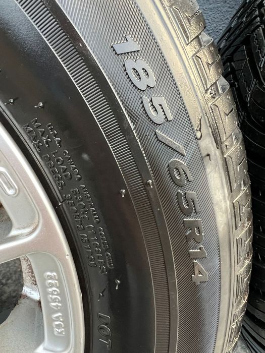 Set jante OZ Racing R14+cauciucuri Hankook All season (aproape noi)