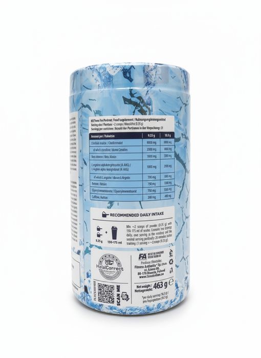 Ice Pump от FA 463грамм предтреник преворкаут энергетик