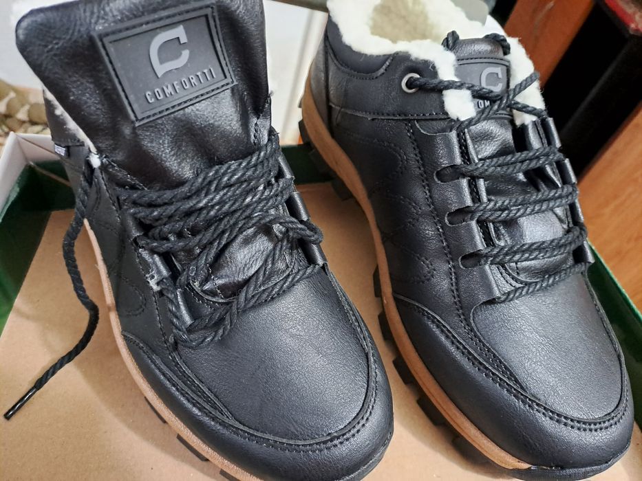 Ghete piele& blana naturala