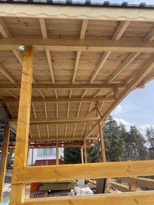 Дървен материал - греди, дюшеме, декинг, обла ламперия, челни дъски