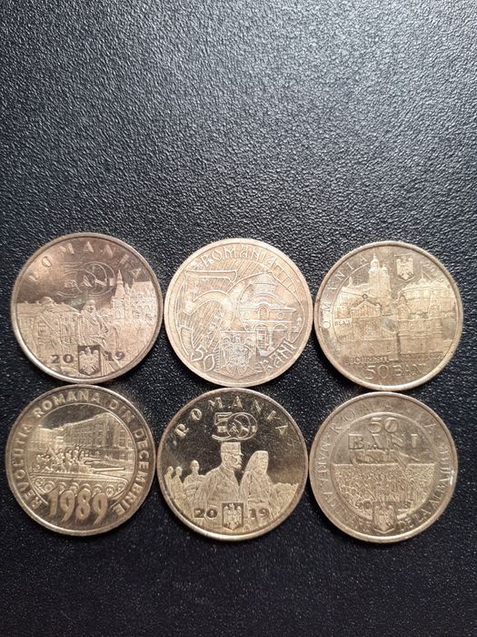 Monede 50 bani de colecție